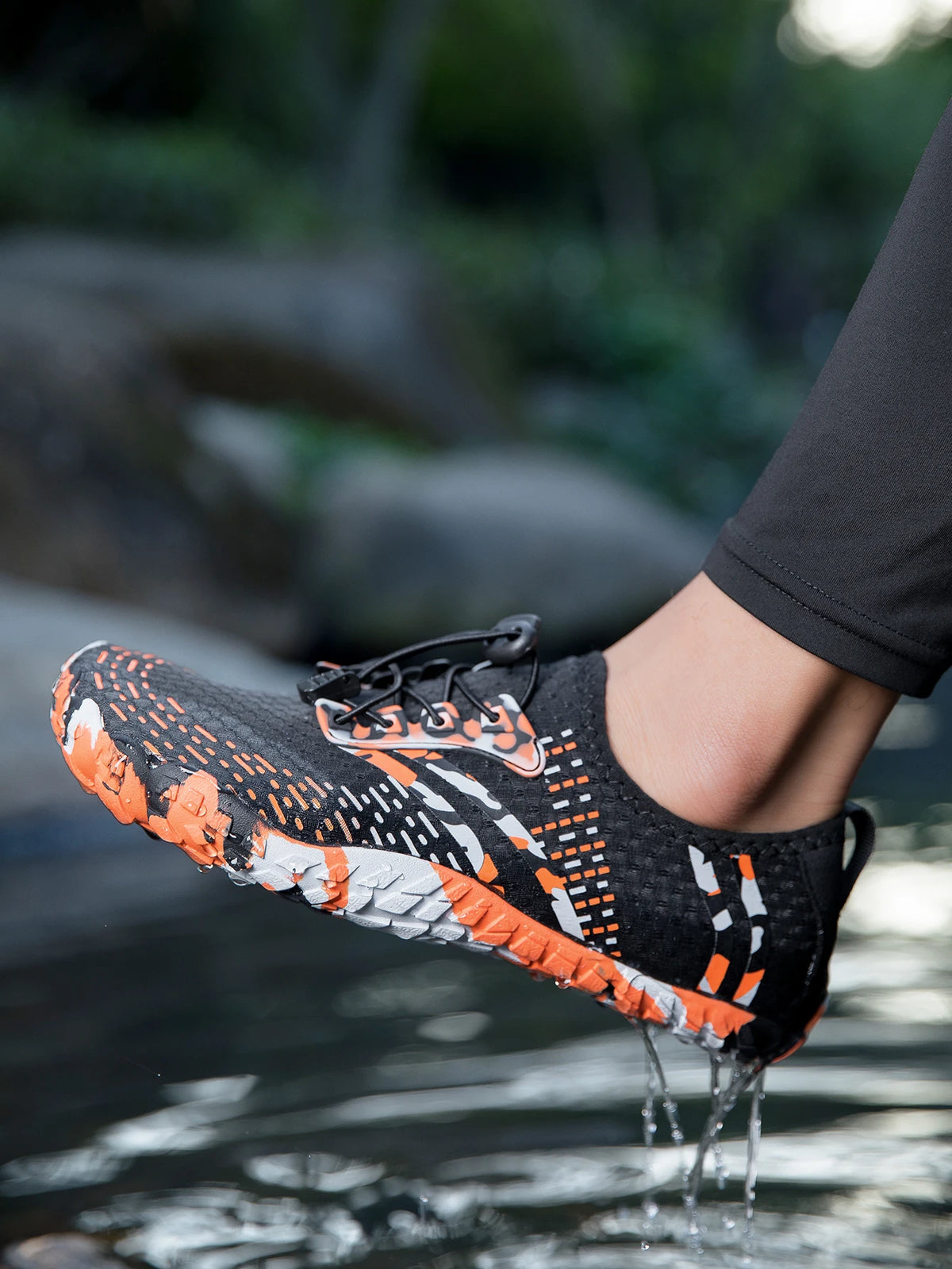 Oiaano New Camo Uomo Donna Scarpe da spiaggia ad asciugatura rapida Stivaletti da acqua a piedi nudi Sneaker acquatiche da uomo Sportive da passeggio