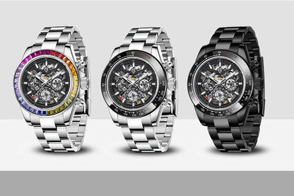 PAGANI DESIGN Men's Automatic Mechanical Watch Stainless Steel Waterproof Sport 10Bar Luxury Casual Watch for Men Reloj Hombre