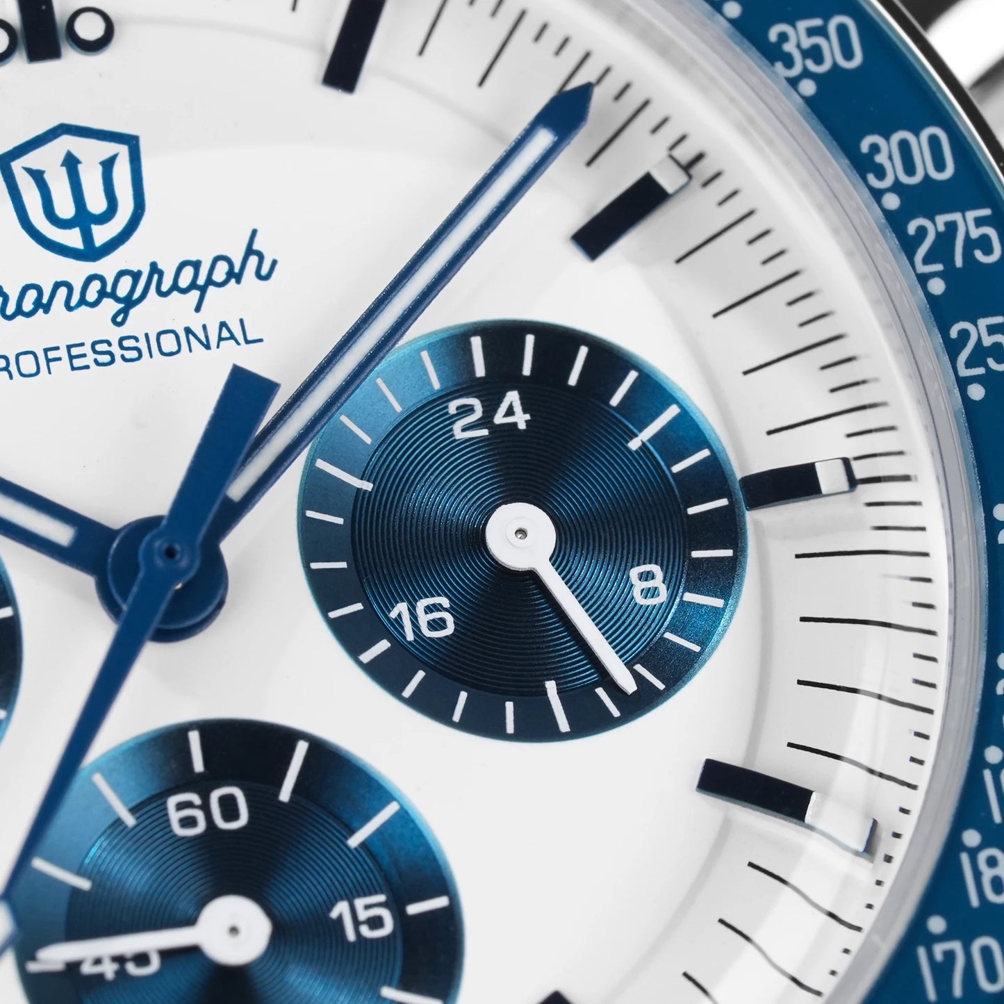 Orologio da uomo Watchdives New Wd1863 al quarzo VK63, cronografo con vetro zaffiro bombato, impermeabile, 39 mm, in acciaio, top brand, orologio business di lusso