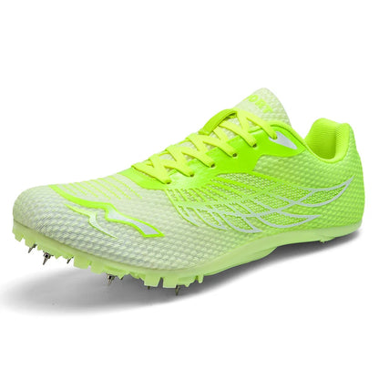 Outdoor Men Woman Track & Field Running Shoes Professional Competition Nail Sneakers Anti-Slip Student Training Shoes