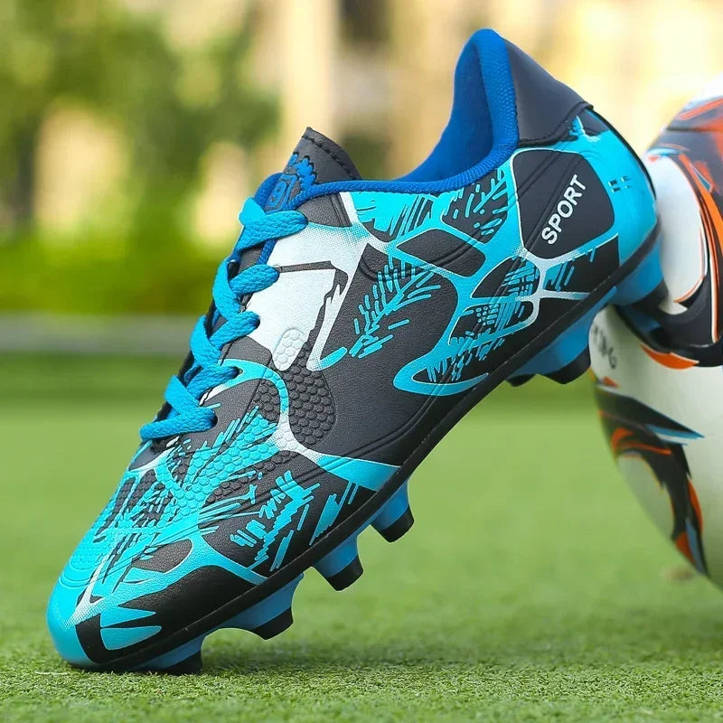 New Men's Kids Soccer Shoes Non-Slip Grass Football Boots Boys Cleats Adult Professional Ultralight Training Shoes Drop Shipping