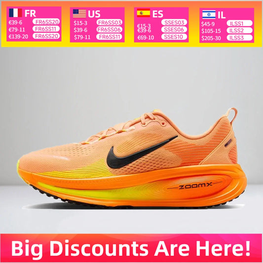 Nike Vomero 18 Running Shoes Dynamic Cushioning Marathon Training Road Running Lightweight Support Unisex HM6803-700