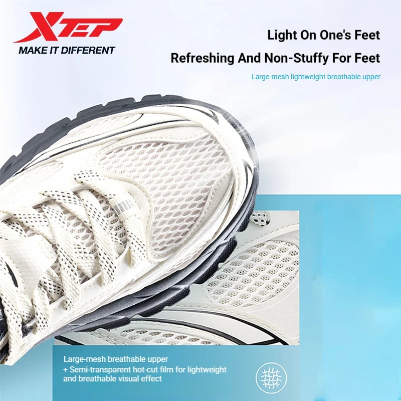 Xtep Basque 3.0 Height-Increasing 2026 For Men Fashion Stable Support Anti-Slip Lightweight Breathable Mesh 874119320038