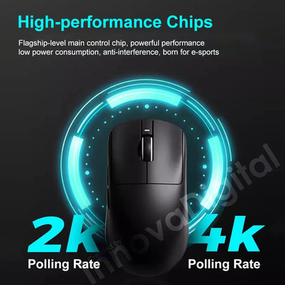 Bezdrátová herní myš ATK VXE Dragonfly R1 Pro MAX PAW3395 R1 SE Plus, přizpůsobitelná esports FPS myš, dobíjecí a lehká