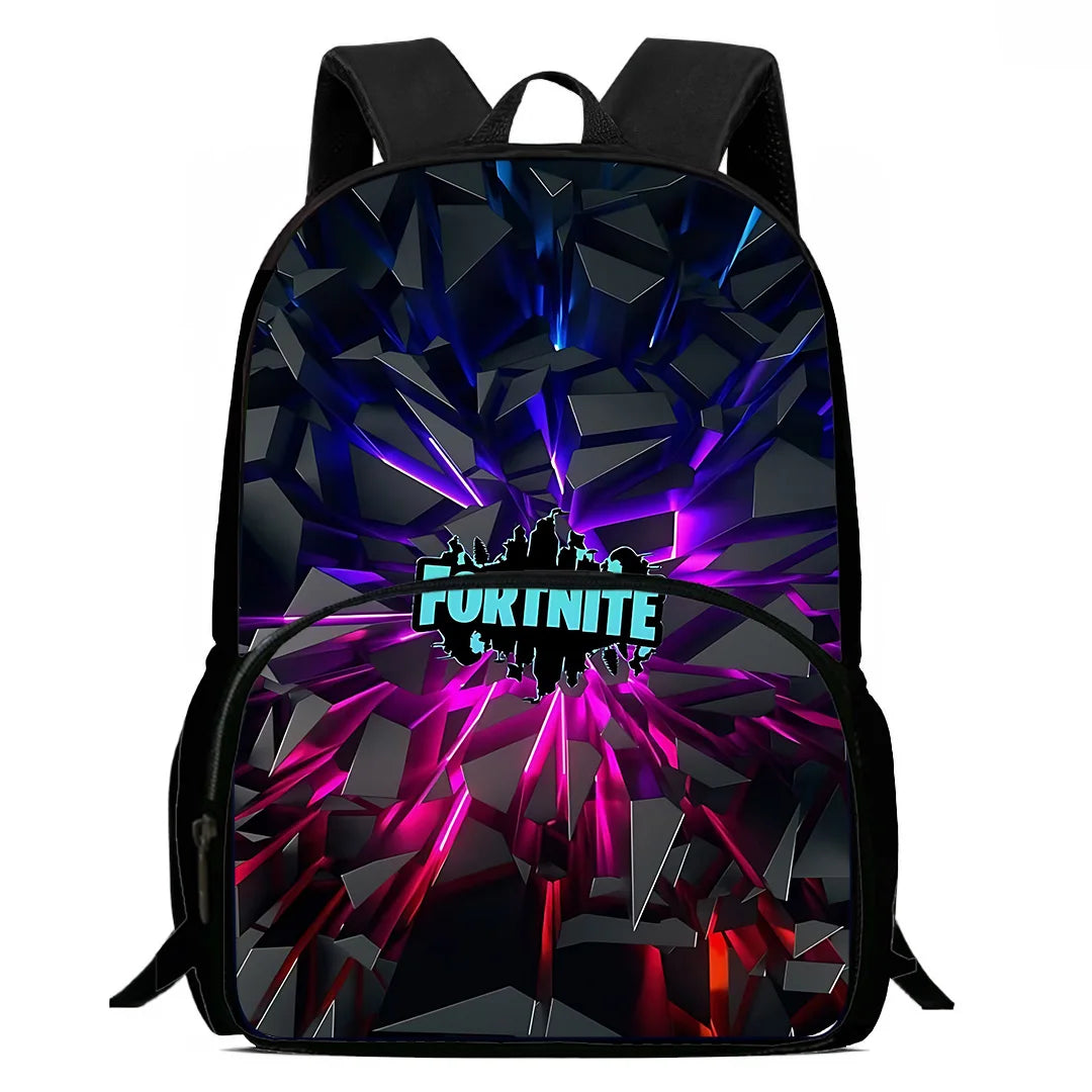 Klassischer Fortnite-Kinderrucksack für Jungen und Mädchen, Schulrucksack mit großem Fassungsvermögen, langlebiger Rucksack für Camping, Schüler und Geburtstagsgeschenk für Kinder