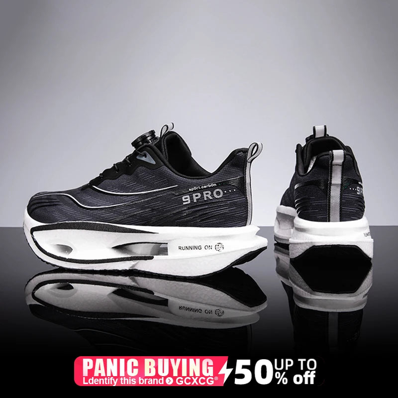 Running Shoes Carbon Board Speciality Marathon Men Sports Breathable Lightweight Women's Comfortable Athletic Nonskid Sneakers