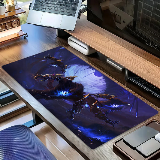 Mouse pad World of Warcraft Midnight antiderapant, îngroșat, mare, cu margini cusute, pentru birou, studenți, gaming și scris