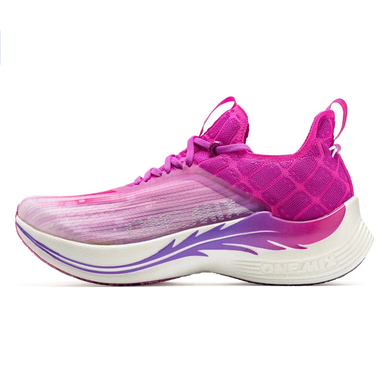 ONEMIX Carbon Fiber Plate Running Shoes Traction Shock Absorption Professional Marathon PB Racing Sports Trainers