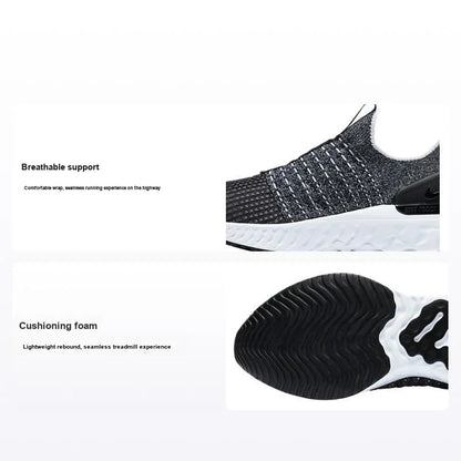 POIZON Nike React Phantom Run Flyknit 2 'Black Smoke Grey'