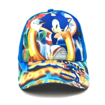50–54 cm vaikų „Sonic“ animacinio filmo beisbolo kepurė su anime ežiu „ShadowTails“ ir „Knuckles“ personažais, apsauganti nuo saulės, aksesuaras, dovana