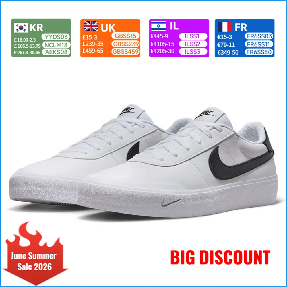 Sneakers casual da uomo Nike COURT SHOT: sneakers basse antiscivolo, resistenti, comode e versatili FQ8146-104