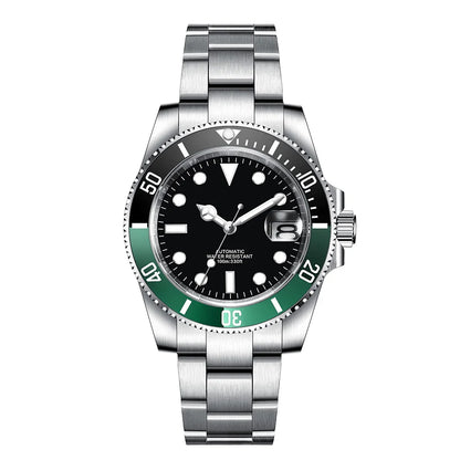 Customized Logo Men's Mechanical Automatic Wristwatch NH35 Movement 40mm Dial 100M Waterproof Sapphire Glass DIY Corgeut