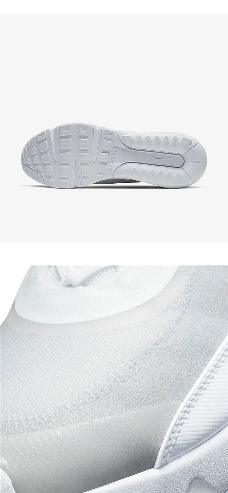 Nike Genuine Air Max muške tenisice za trčanje s zračnim jastukom BV9977-100