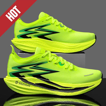 NEUE Laufschuhe mit Carbonplatte für Marathon, Herren, sportlich, atmungsaktiv, leicht, Damen, bequeme rutschfeste Sportsneaker, Casual