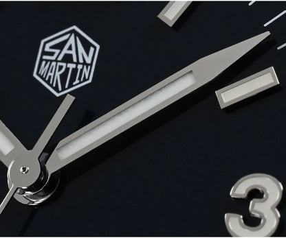 San Martin 38mm Men Sport Watch Fashion Luxury Explore Climbing Automatic Mechanical Sapphire Waterproof 5 Links Bracelet BGW-9