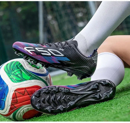 Nouvelles chaussures de football pour hommes, chaussures d'entraînement, chaussures de sport pour terrain gazonné, chaussures de football pour activités de plein air, baskets antidérapantes, chaussures professionnelles po