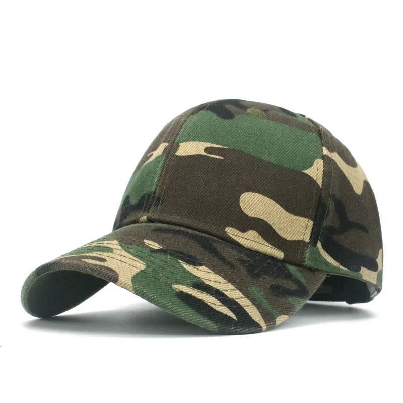 Casquettes de baseball camouflage pour homme, casquette tactique anti-UV, ajustable, style militaire, camouflage, airsoft, chasse, camping, randonnée, pêche