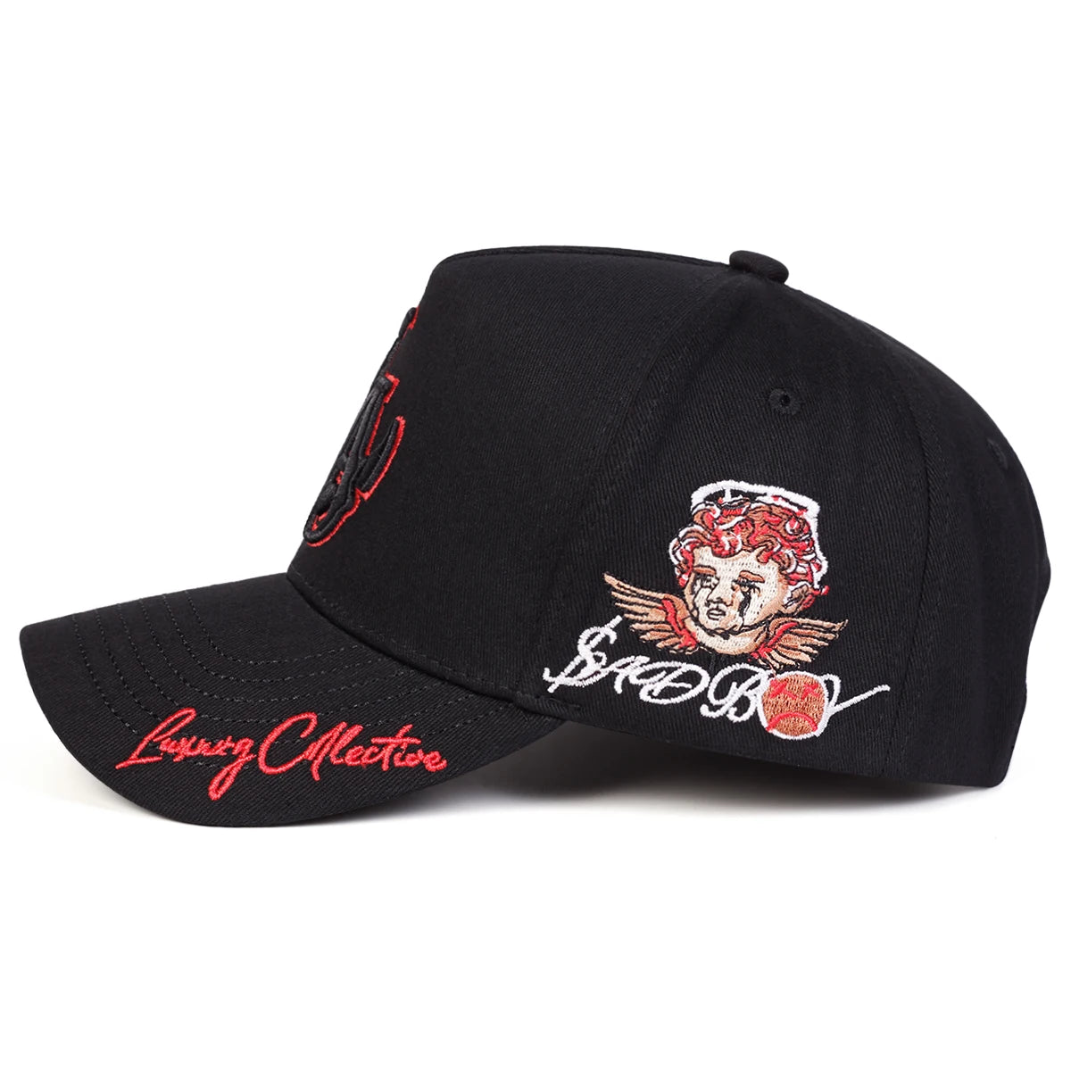 Șepci de baseball unisex cu broderie „LA Love”, pentru primăvară și toamnă, pentru activități în aer liber, reglabile, casual, cu protecție solară, șepci sportive