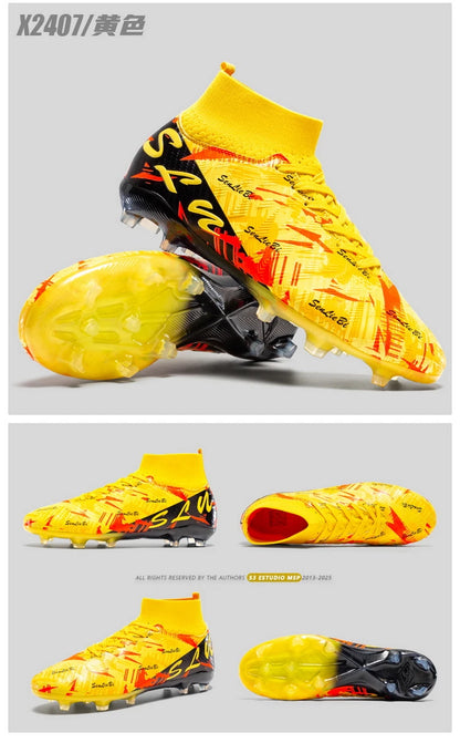 Professional Football Boots Men Soccer Shoes Society Football Cleats FG Ultralight Training Soccer Sneakers Outdoor Sports Shoes