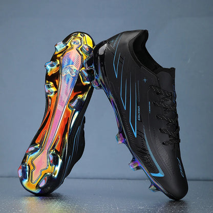 Chaussures de football montantes pour adultes, chaussures de sport d'extérieur, chaussures de football pour terrain dur, entraînement et matchs