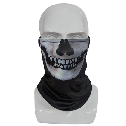 Unisex Ghost Print Skull Motorcycle Face Mask War Game Call Of Duty MWII 2022 COD Ghost Simon Riley Balaclava Mask For Adult