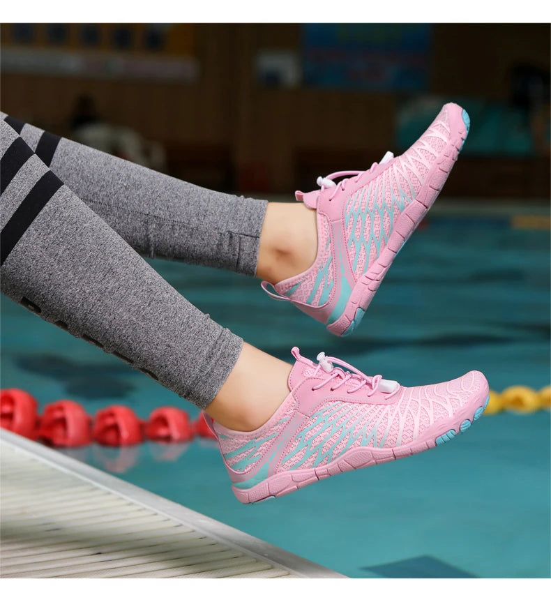 Scarpe da acqua da uomo, scarpe da spiaggia da donna, scarpe aqua da indossare a piedi nudi, scarpe da nuoto ad asciugatura rapida, scarpe da sport per guado, scarpe da canottaggio, pesca e surf