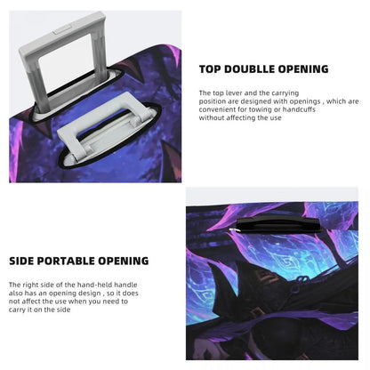 World Of Warcraft Sylvanas Windrunner Suitcase Cover Flight Fun Luggage Supplies Cruise Trip Protection