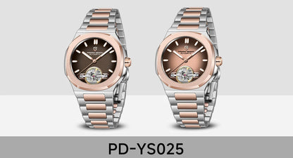2025 New PAGANI DESIGN Rose Gold Men's Watches Tourbillon Mechanical Wristwatches Luxury Automatic Watch Men AR Sapphire Mirror