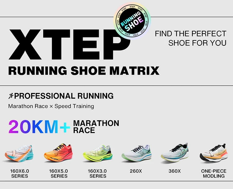 Xtep 2000km 3.0 Running Shoes Soft Universal Sneakers Cushioning Training Jogging Wear-Resistant Lightweight 875119110032
