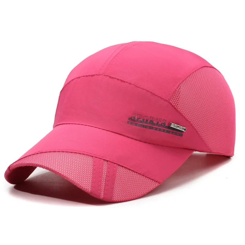 Unisex Outdoor Sports Quick-Dry Mesh Cap - Summer Sun Protection Baseball Cap