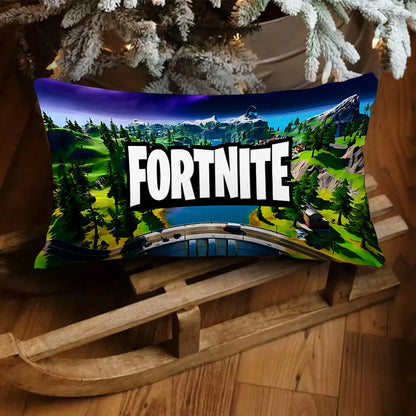 Game Fortnite Luxury Double-sided Printed Rectangle Pillowcase Bedside Pillowcase Sofa Cushion Cover Room Home Decoration