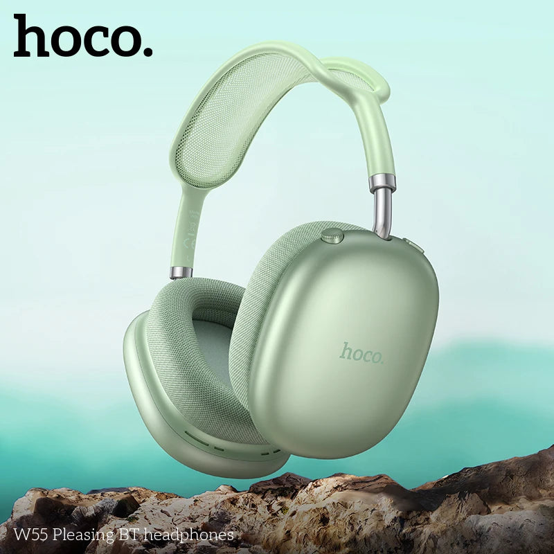HOCO W55 sur l'oreille Bluetooth écouteur sans fil musique casque micro HiFi Audio casques stéréo son Sport écouteurs 40MM AUX TF