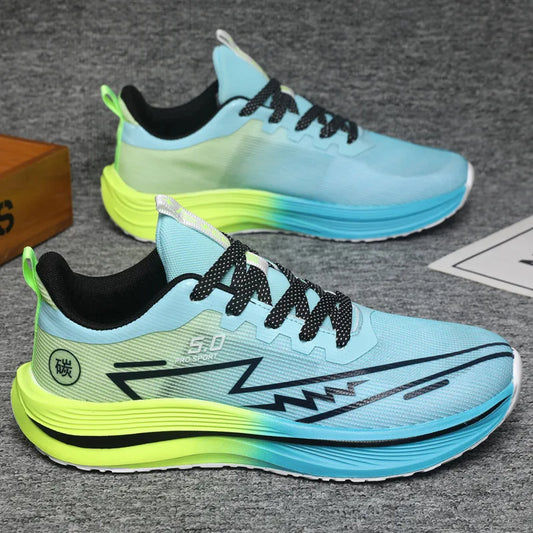 Unisex Lightweight Breathable Running Shoes Sporty Casual Low Top Flat Laced Footwear for Men And Women in Various Colors
