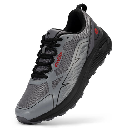 FitVille-Chaussures de course sur sentier coordonnantes pour hommes, baskets pour hommes, extra larges, légères, pieds enflés, soutien de la voûte plantaire, oto Instituts