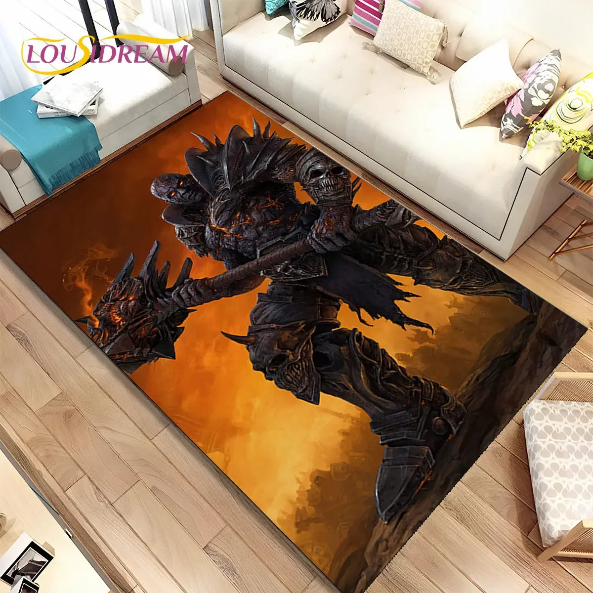 World of Warcraft,WOW ,Game Gamer Area Rug,Carpet Rug for Living Room Bedroom Sofa Doormat Decoration, Kid Non-slip Floor Mat 3D