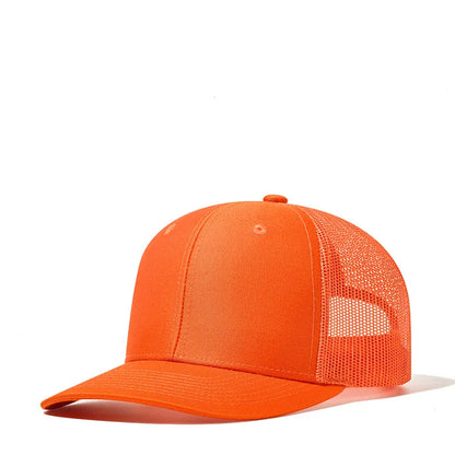 Czapki z daszkiem typu „trucker” w 38 kolorach, na świeżym powietrzu, z zatrzaskiem, czapki typu „dad hat”, hip-hopowe, męskie, damskie, regulowane, dla chłopców i dziewcząt, czapki baseballowe