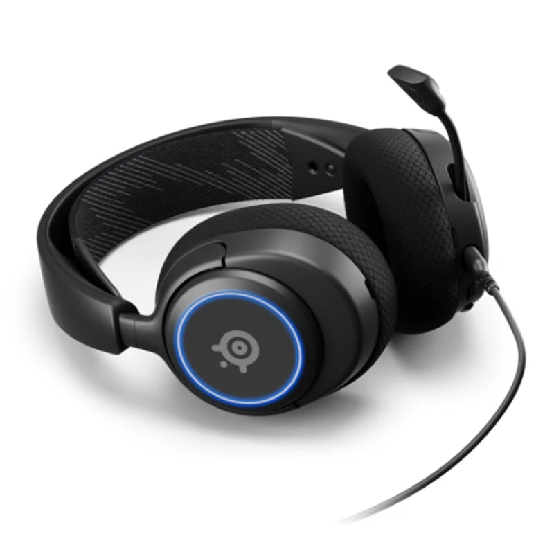SteelSeries-Casque de jeu filaire Arctis Nova 3 RGB, téléphone de sauna léger avec micro Isabel 2 ClearCast, son surround spatial 360