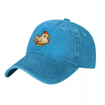Stardew Valley Kippen Baseballpet derbyhoed luxe petten grappige hoed verjaardag Herenpetten Damespetten