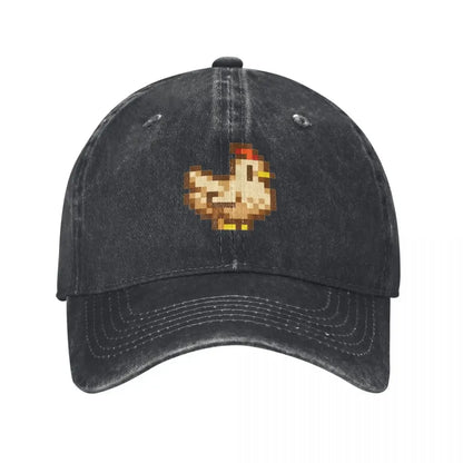 Stardew Valley Kippen Baseballpet derbyhoed luxe petten grappige hoed verjaardag Herenpetten Damespetten
