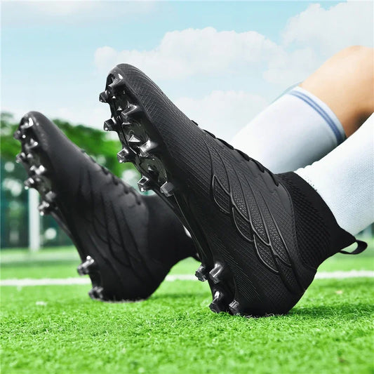 2026 New Superfly FG Football Boots Outdoor Soccer Cleat Black Shoes Soft Sport Professional Shoes Breathable Comfortable Boots