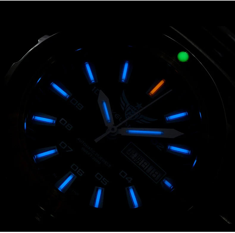 Yelang V5.1 Men's Watch 44mm Super Dive 300M Professional Waterproof SW220 Movement Luxury Automatic Mechanical Watch for Men