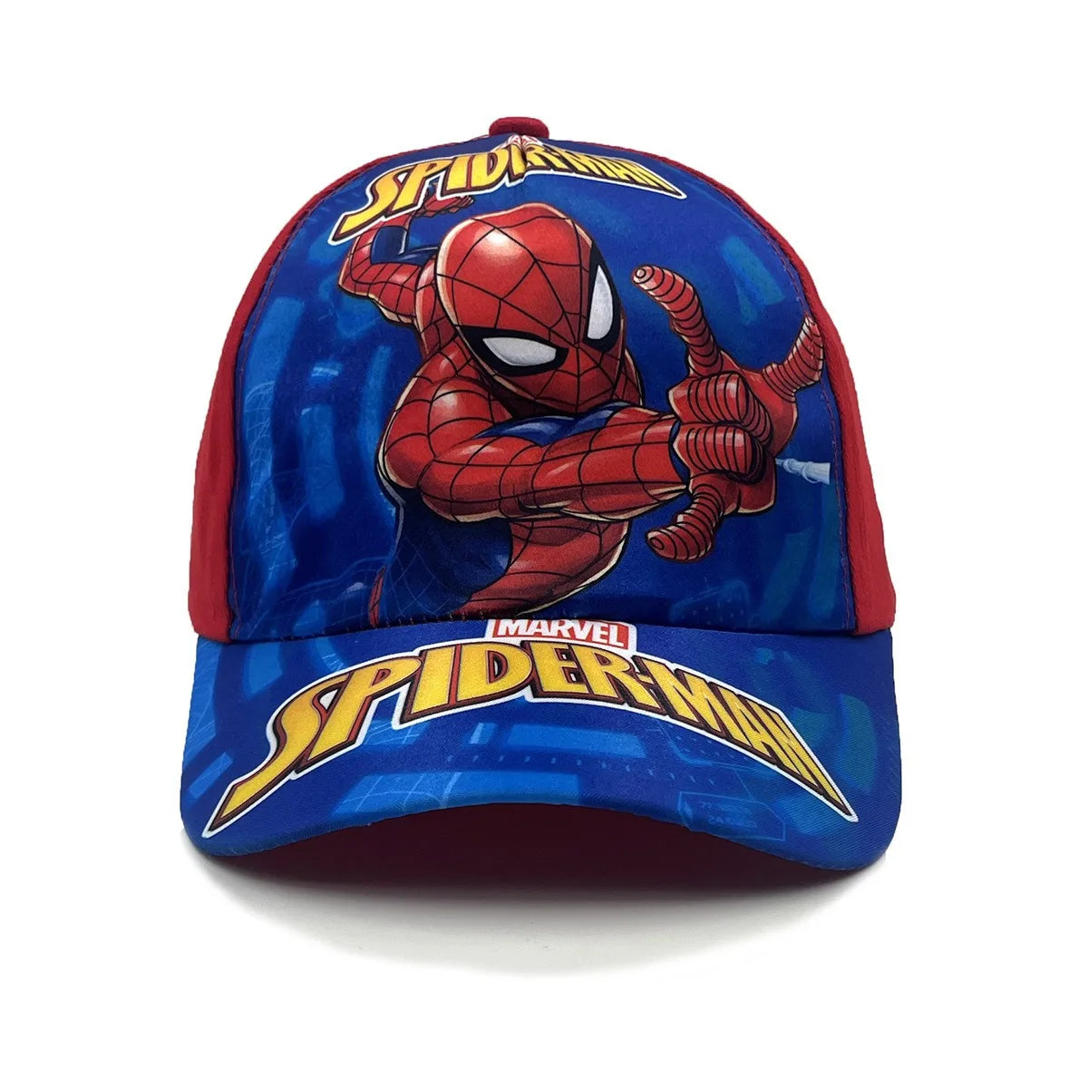 Marvel Spider-Man anime figura, bejzbol kapa, dječja crtana kapa s vrhom, pamuk-poliester pokrivalo za glavu, zaštićeno od sunca za sve četiri godišnja doba, pokloni