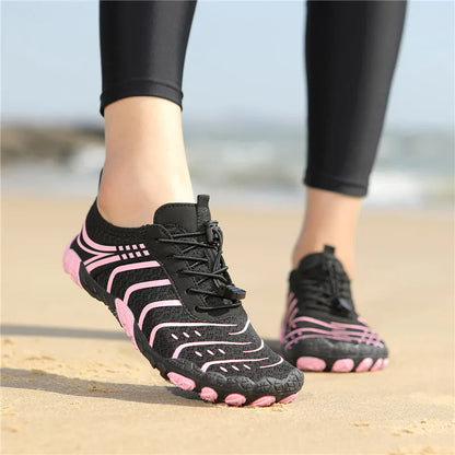 Barefoot Beach Aqua Shoes for Men and Women Quick-Dry Summer Water Shoes Outdoor Wading Sneakers Lightweight Water Sports Shoes