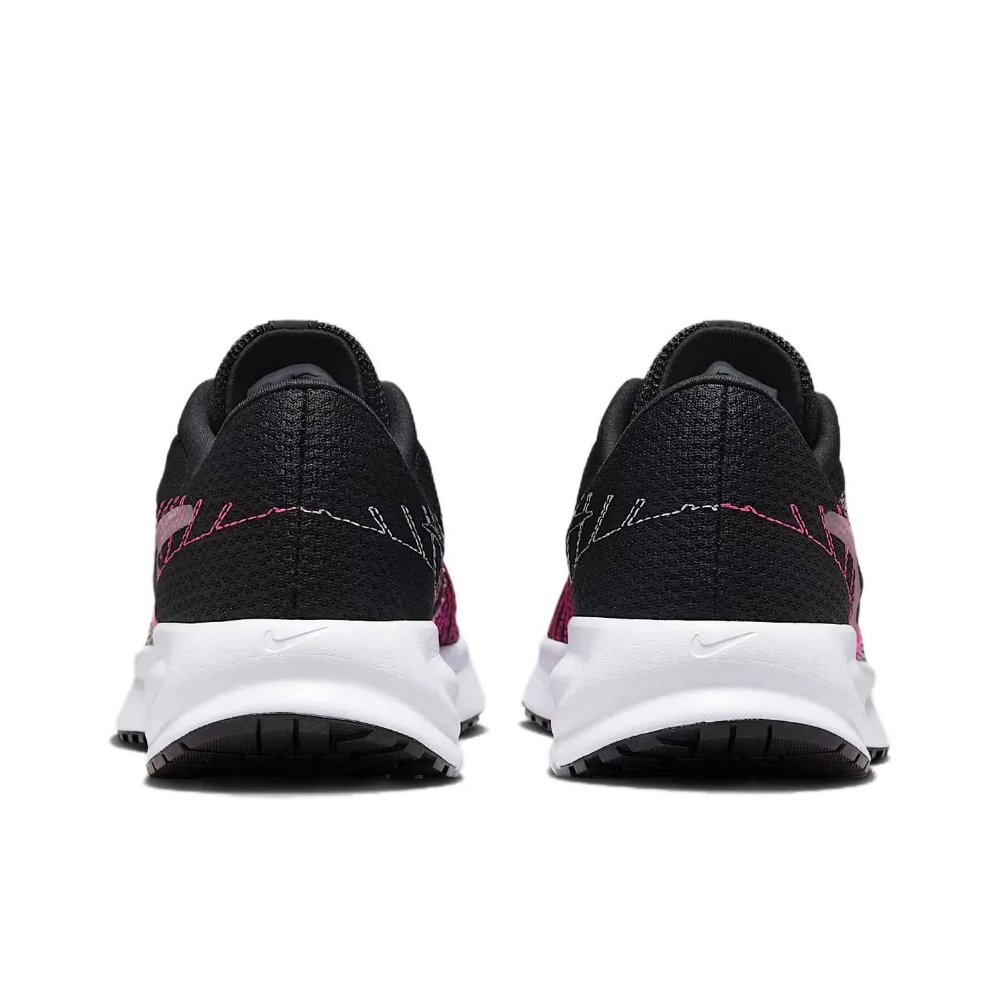 POIZON Nike Run Defy Black Hyper Pink Pink Foam Elemental Pink Women's