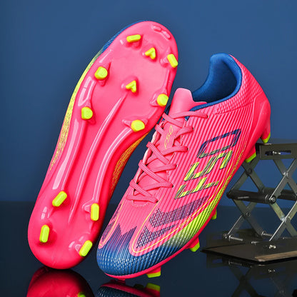 Breathable football shoes FG/AG long nail all season universal anti slip outdoor indoor sports shoes