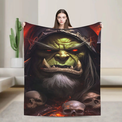 WOW World of Warcraft Blankets Quality Soft  Bedding Throws Winter Kids Bedroom Novelty Bedspread