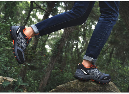 Marken-Wanderschuhe für Herren, atmungsaktive Mesh-Reiseschuhe, wasserdichte Outdoor-Schuhe für Jagd und Angeln, Berg-, Offroad-, Reit- und Sportschuhe