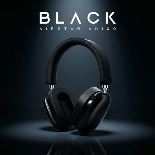 Casque audio Monster AH100 ANC circum-auriculaire Bluetooth 6.0 -45dB avec réduction active du bruit, écouteurs stéréo haute fidélité, filaire/sans fil