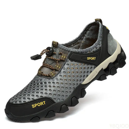 Summer Fashion Breathable Water Wading Men's Shoes, Sports and Leisure Running Trend Flat-Bottomed Mountaineering Sports Shoes