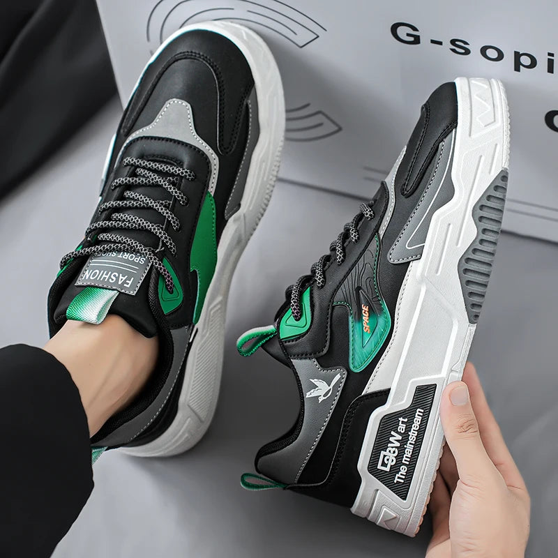 Men's skate shoes, casual sports shoes, men's street fashion casual shoes, light, comfortable, versatile and suitable for all se